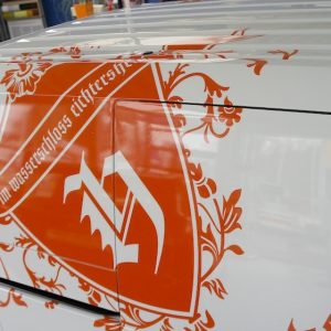 Fahrzeugwerbung in Angelbachtal für Heckerstuben