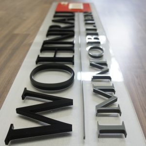 3D Buchstaben und Logos in Heidelberg und Mannheim.