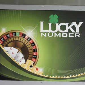 Werbung für Spielhalle Neueröffnung in Wiesloch